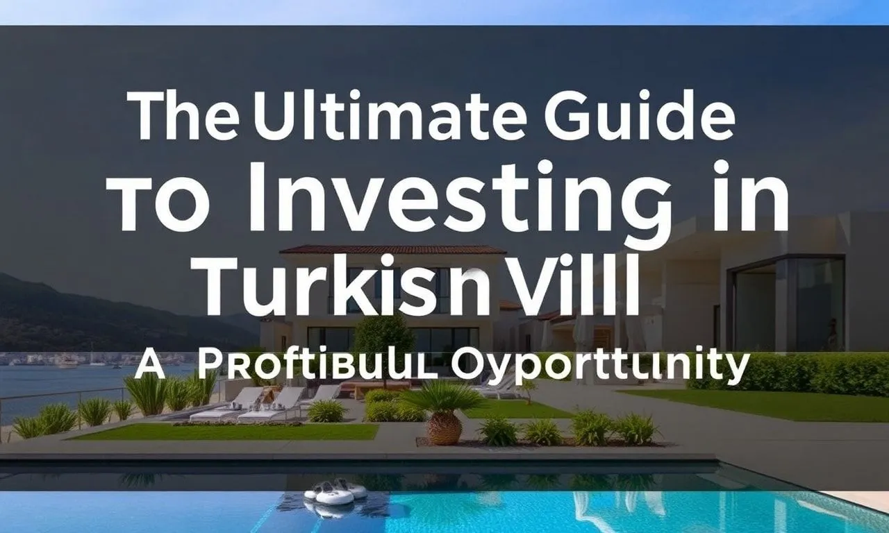 The Ultimate Guide to Investing in Turkish Villas: A Lucrative Opportunity