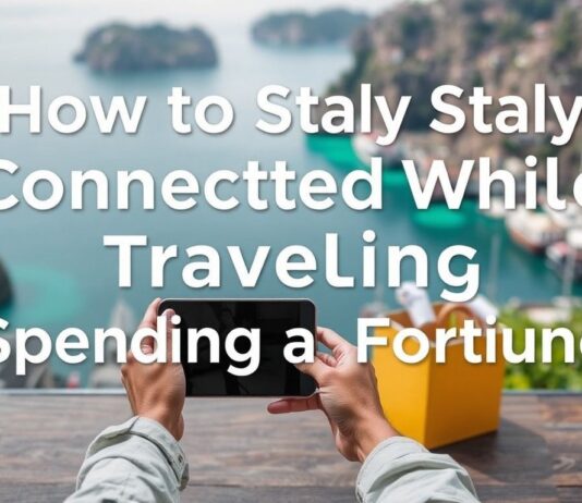 How to Stay Connected Abroad Without Breaking the Bank How to Stay Connected While Traveling Without Spending a Fortune