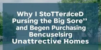 Why I Quit Chasing ‘The Big Score’ and Started Buying Ugly Homes Why I Stopped Pursuing 'The Big Score' and Began Purchasing Unattractive Homes