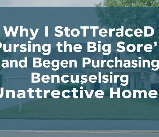 Why I Quit Chasing ‘The Big Score’ and Started Buying Ugly Homes Why I Stopped Pursuing 'The Big Score' and Began Purchasing Unattractive Homes