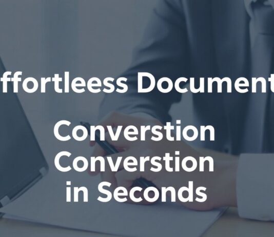 Effortless Document Conversion: Simplifying Real Estate Paperwork in Seconds Effortless Document Conversion: Simplifying Real Estate Paperwork in Seconds