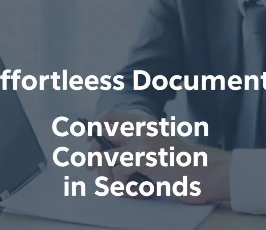Effortless Document Conversion: Simplifying Real Estate Paperwork in Seconds Effortless Document Conversion: Simplifying Real Estate Paperwork in Seconds