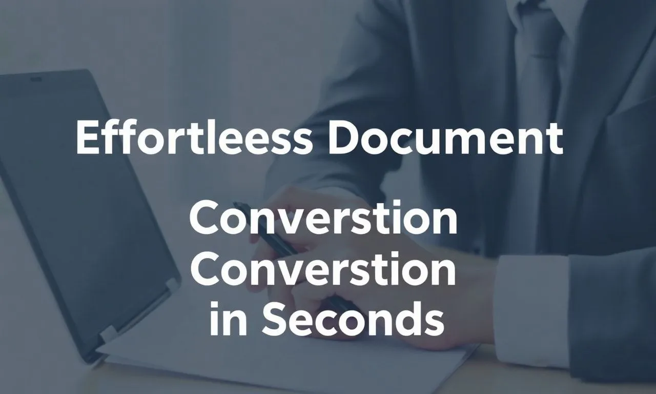 Effortless Document Conversion: Simplifying Real Estate Paperwork in Seconds